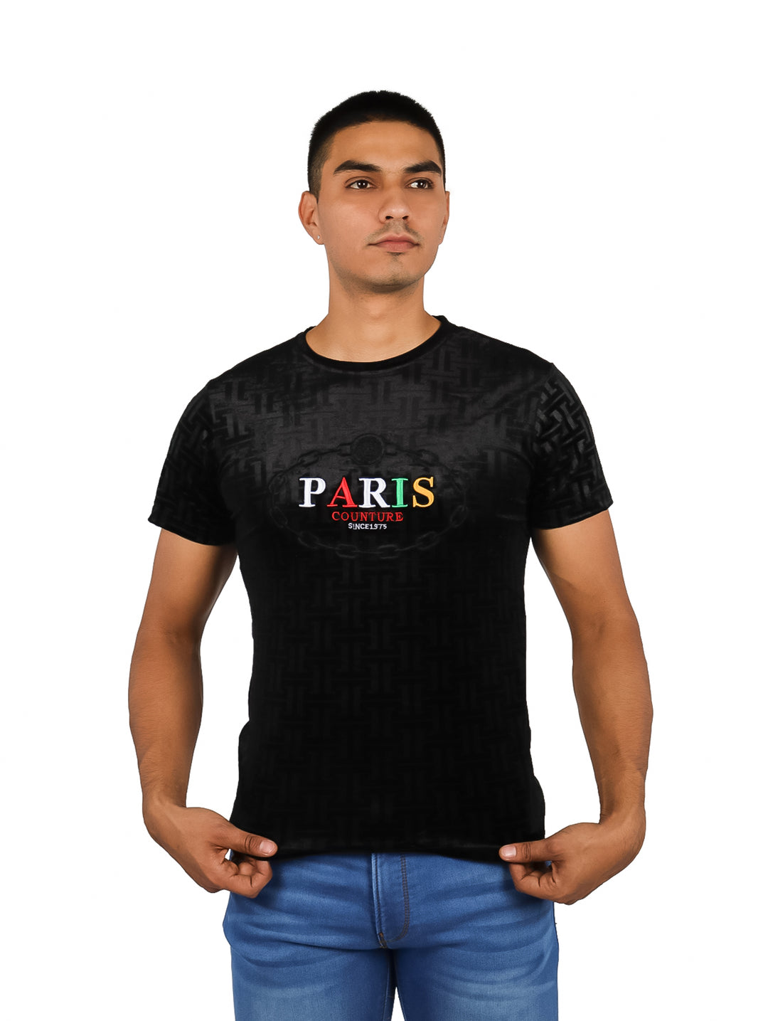 Playera Moda Pritex Negro para Hombre