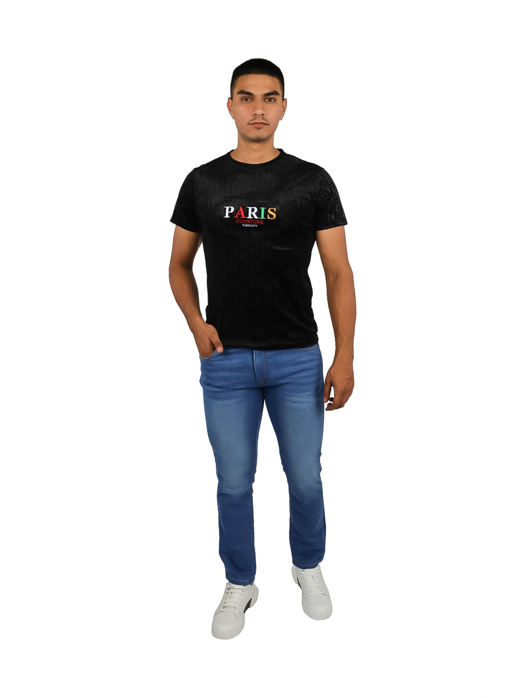 Playera Moda Pritex Negro para Hombre