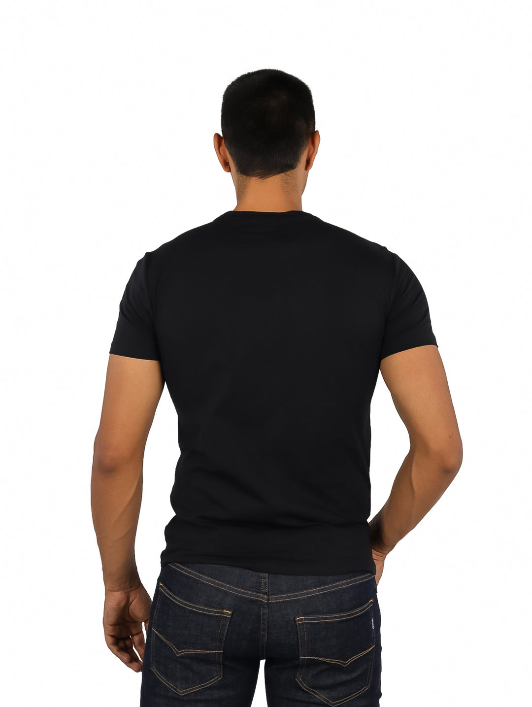 Playera Moda Pritex Negro con Rojo para Hombre