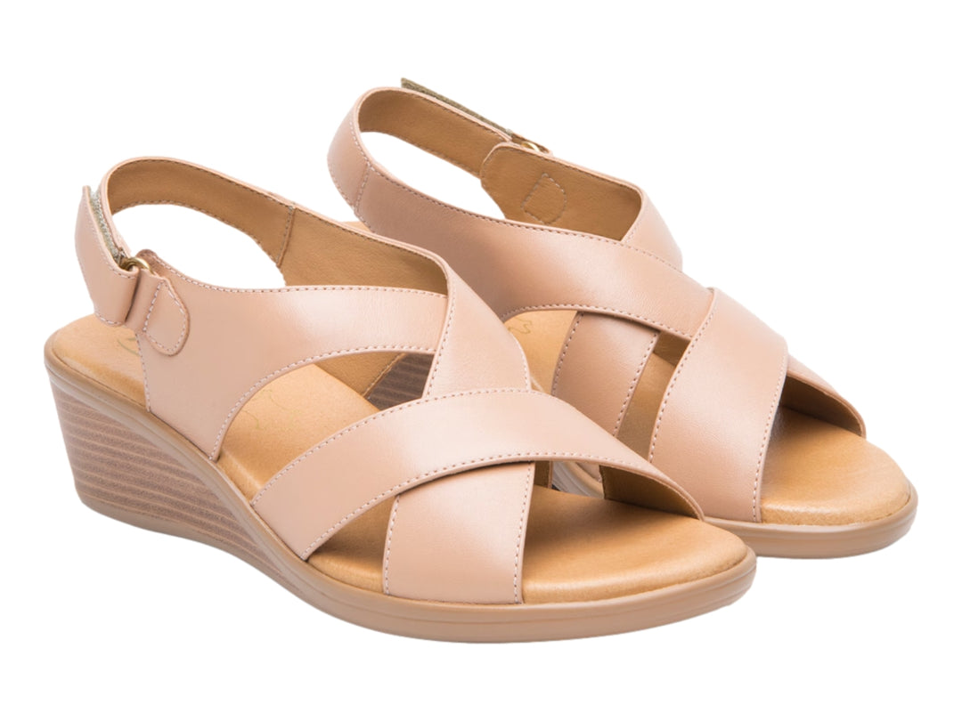 Sandalias Flexi Petalos Beige para Mujer