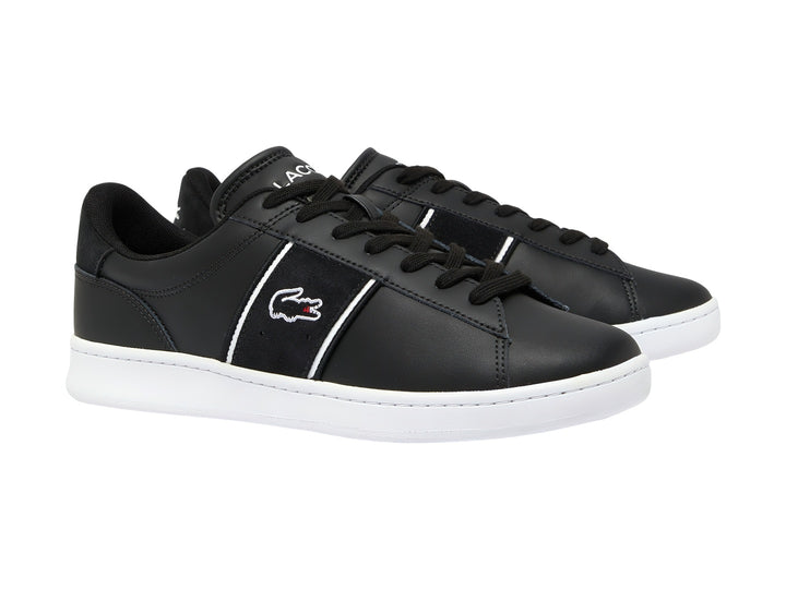 Tenis Lacoste Carnaby Set Negro con Blanco para Hombre