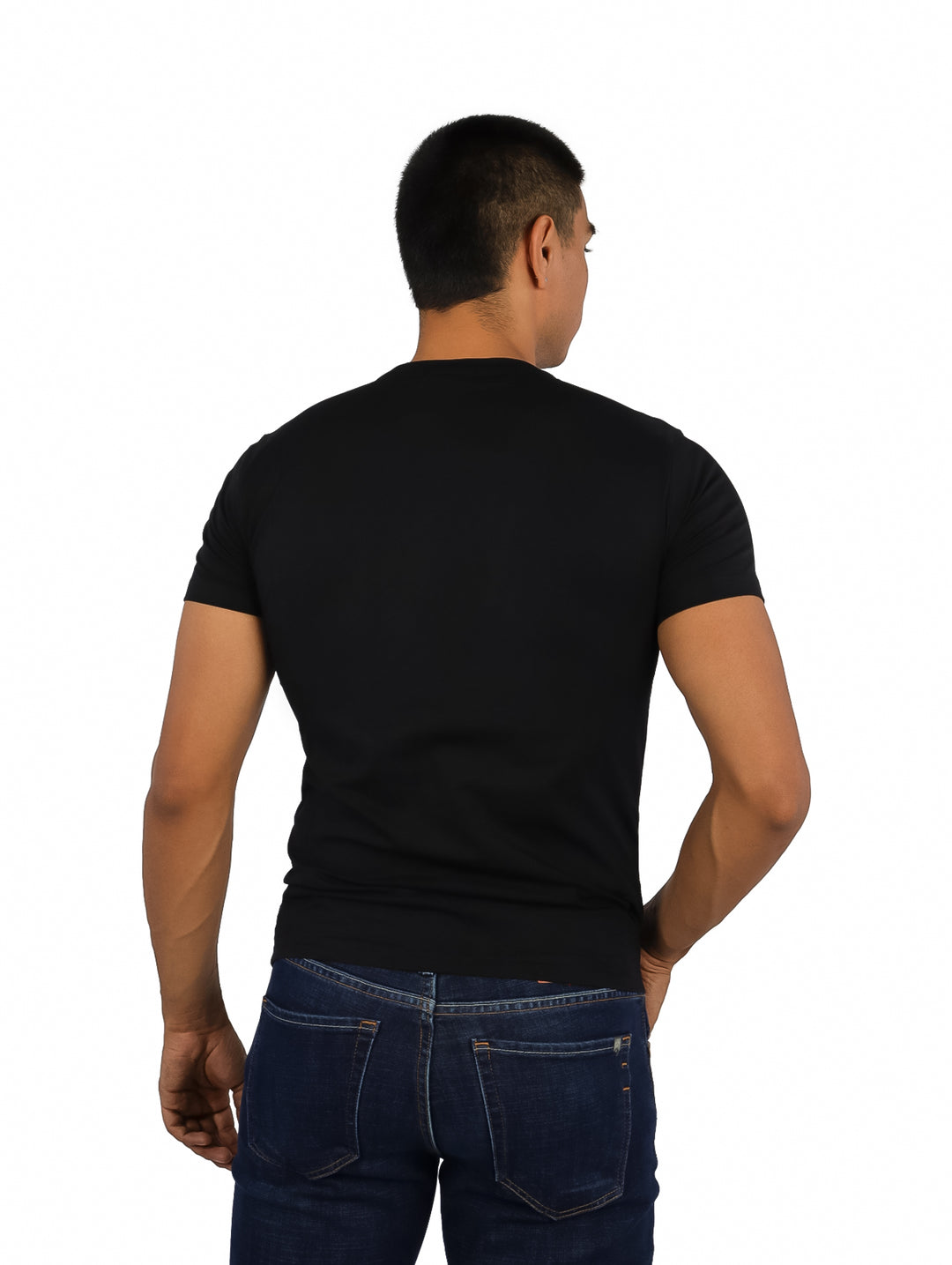 Playera Moda Pritex Negro Azul para Hombre