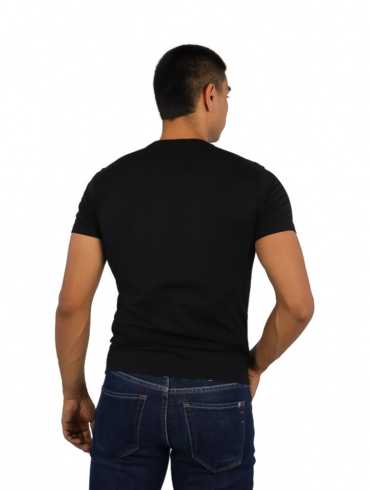 Playera Moda Pritex Negro Azul para Hombre