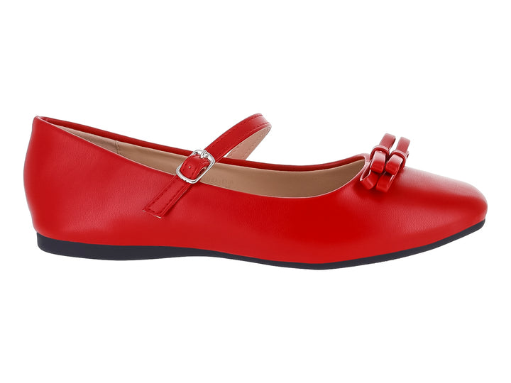 Zapatos Planos Roze Rojo para Mujer