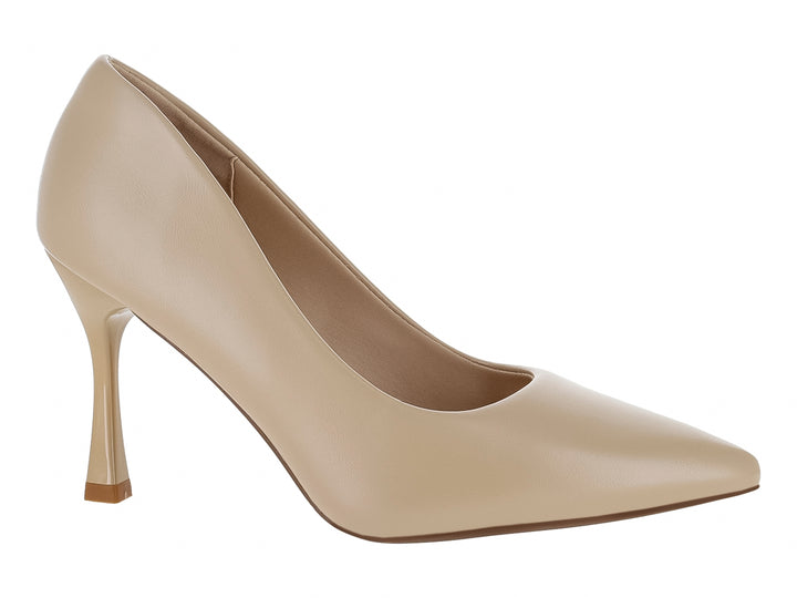 Zapatillas Stiletto Roze Beige para Mujer
