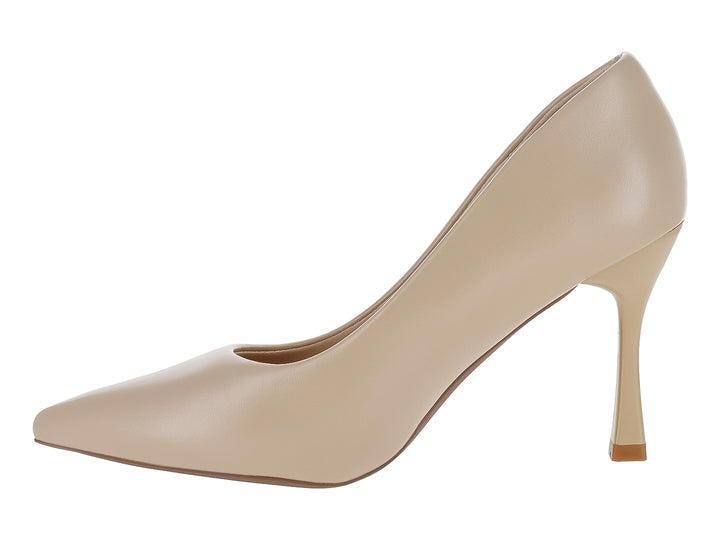 Zapatillas Stiletto Roze Beige para Mujer