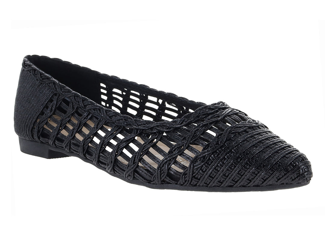 Zapatos Planos Roze Negro para Mujer