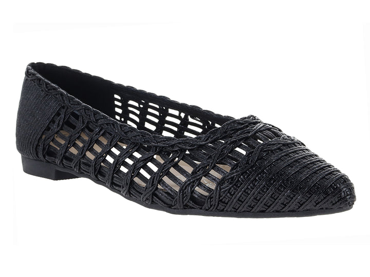 Zapatos Planos Roze Negro para Mujer