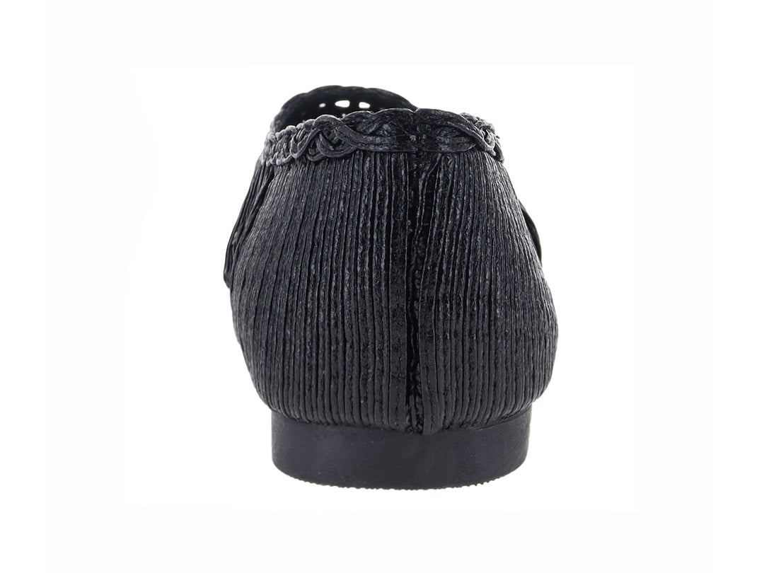 Zapatos Planos Roze Negro para Mujer