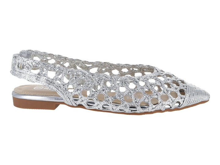Zapatos Flats ROZE Silver para Mujer