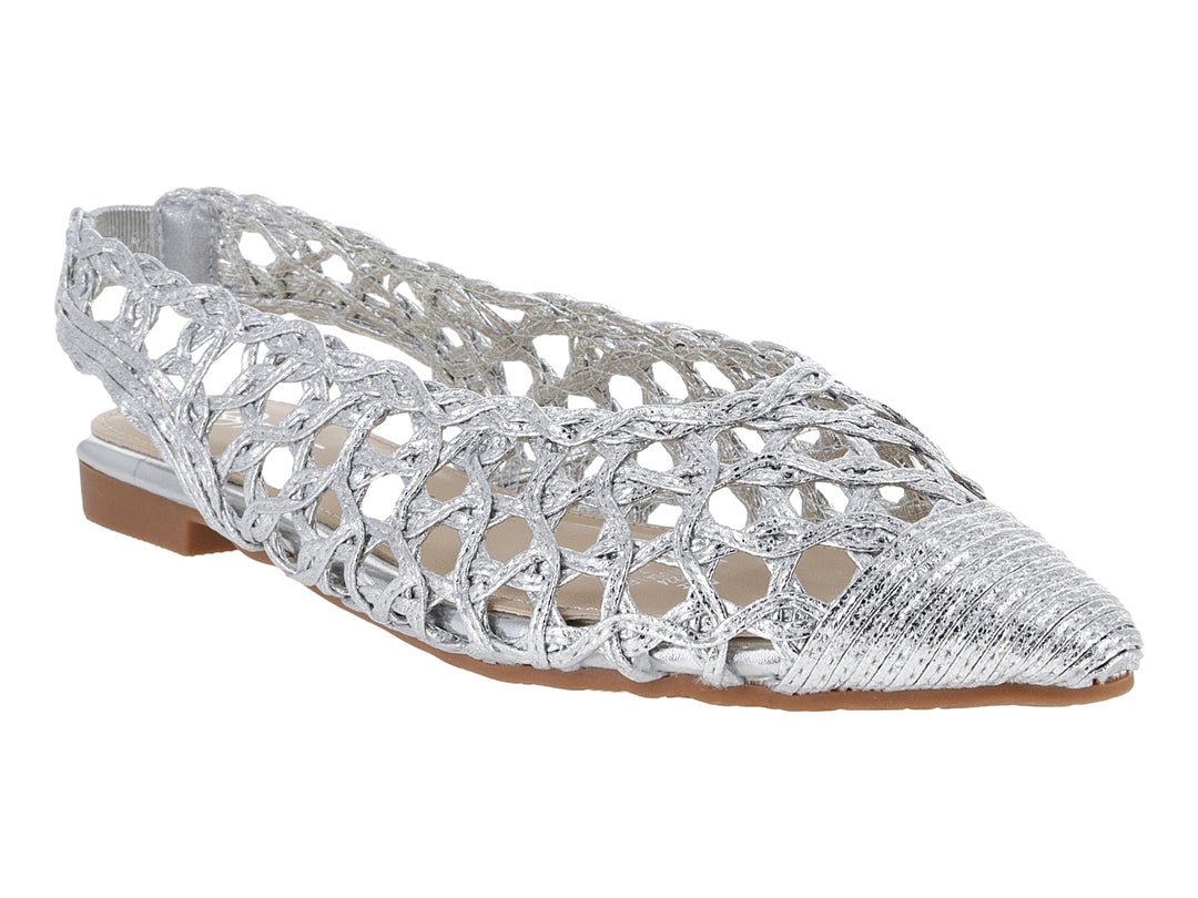 Zapatos Flats ROZE Silver para Mujer