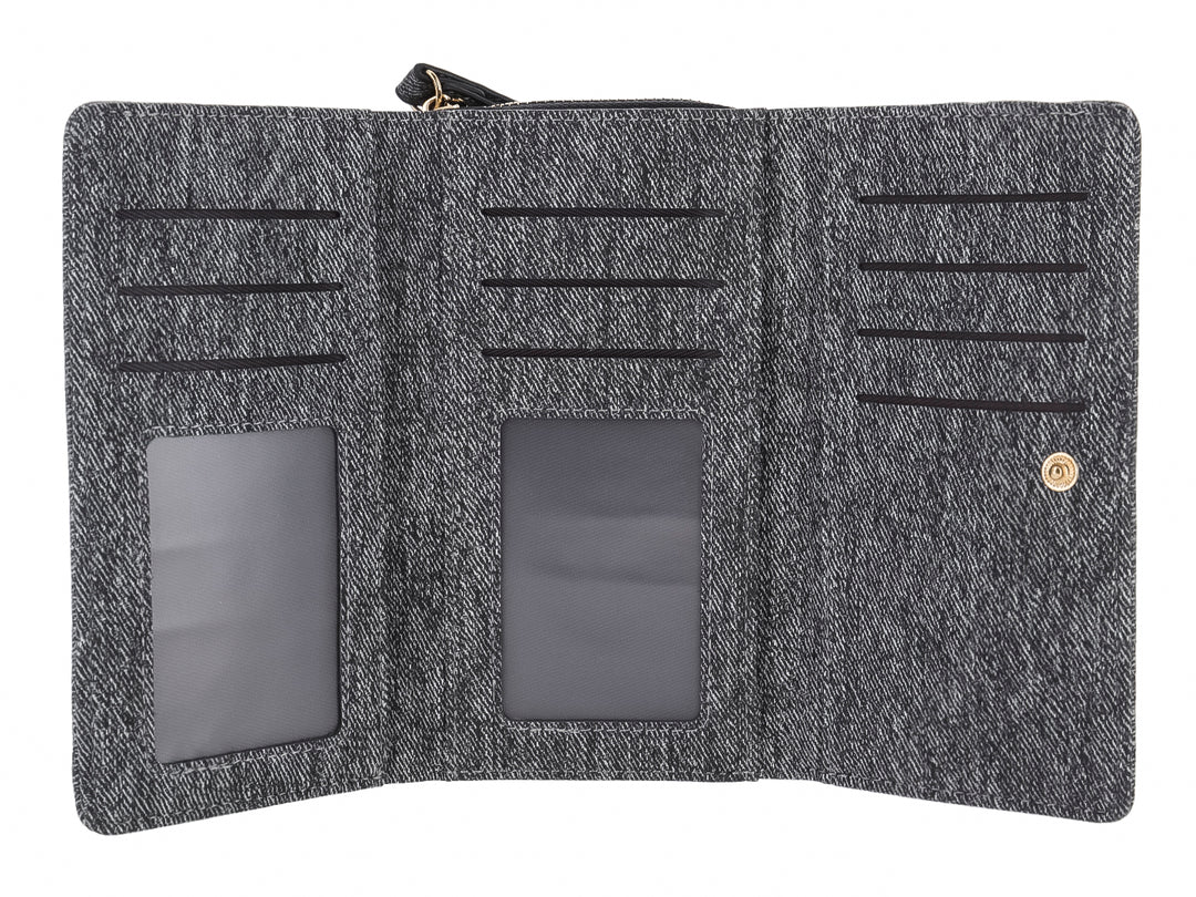 Bolso Estilo Cartera Felianna Negro para Mujer
