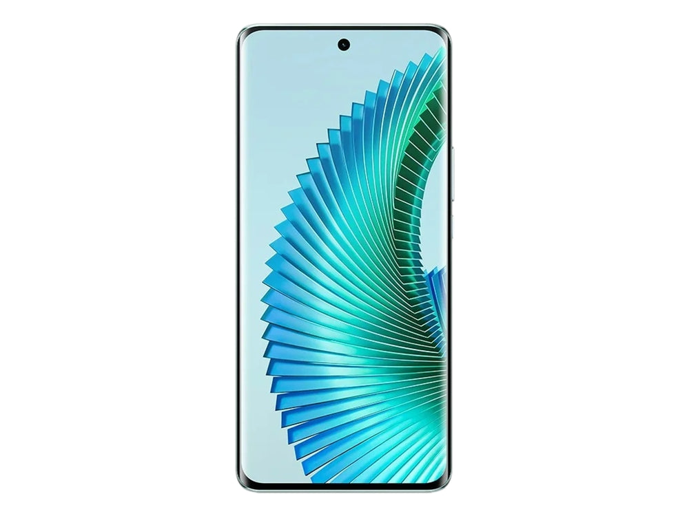 Smartphone HONOR Magic 6 Lite en color verde, vista frontal y trasera con módulo de cámara circular.