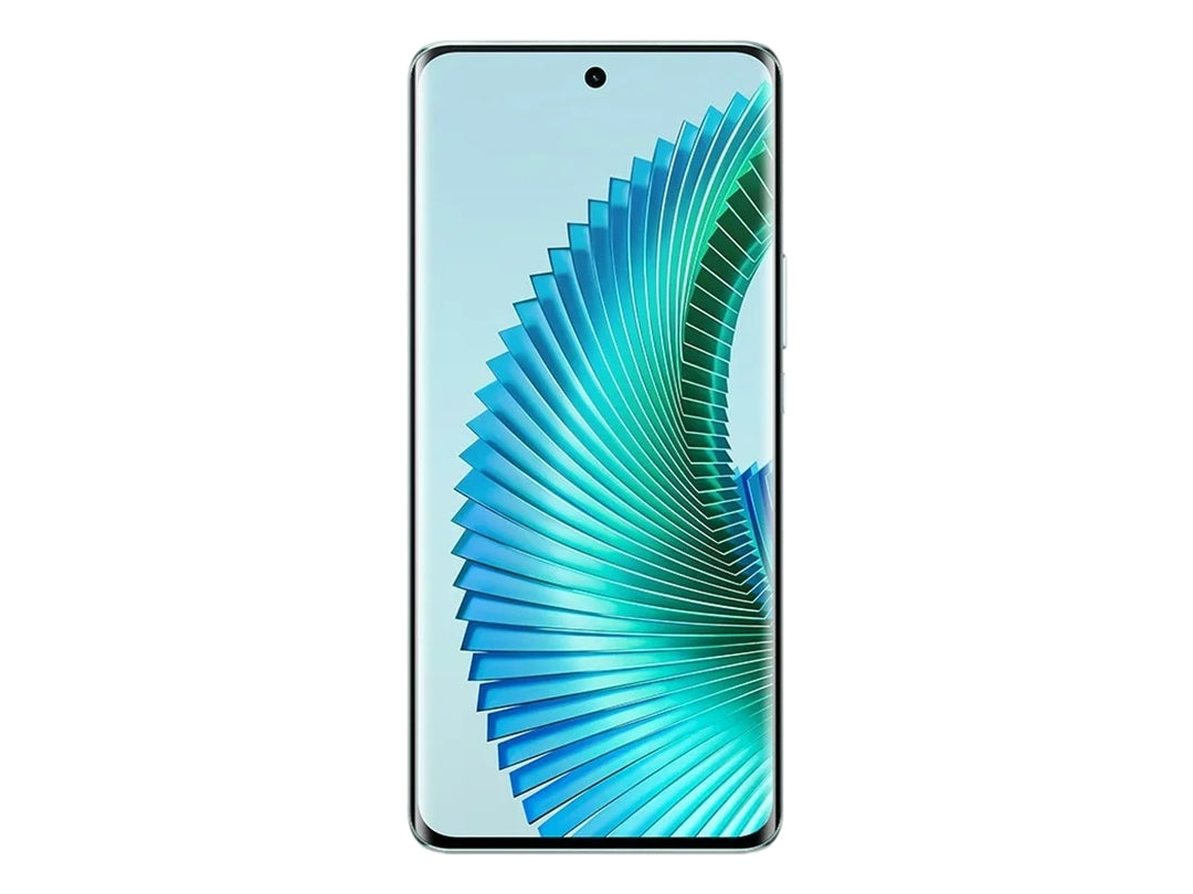 Smartphone HONOR Magic 6 Lite en color verde, vista frontal y trasera con módulo de cámara circular.