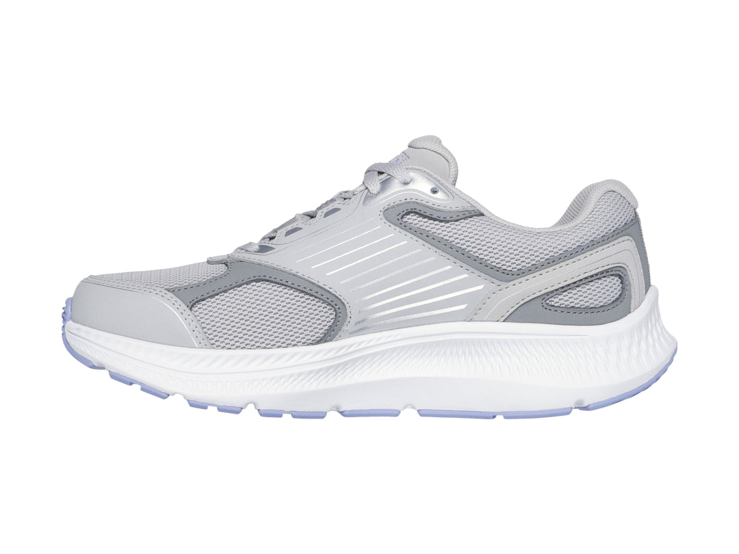 Tenis Skechers Go Run Consistent 2.0 Gris y Lavanda para Mujer