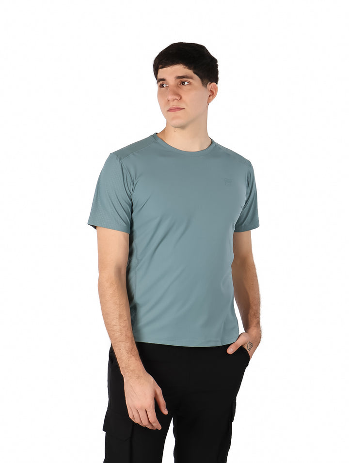 Playera UNGA Dry Fit Green Grey para Hombre