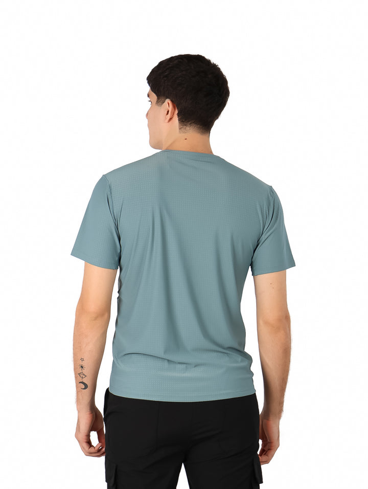 Playera UNGA Dry Fit Green Grey para Hombre