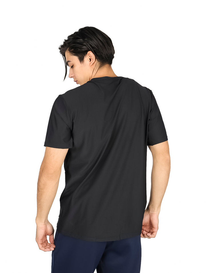 Playera UNGA Dry Fit Negro para Hombre