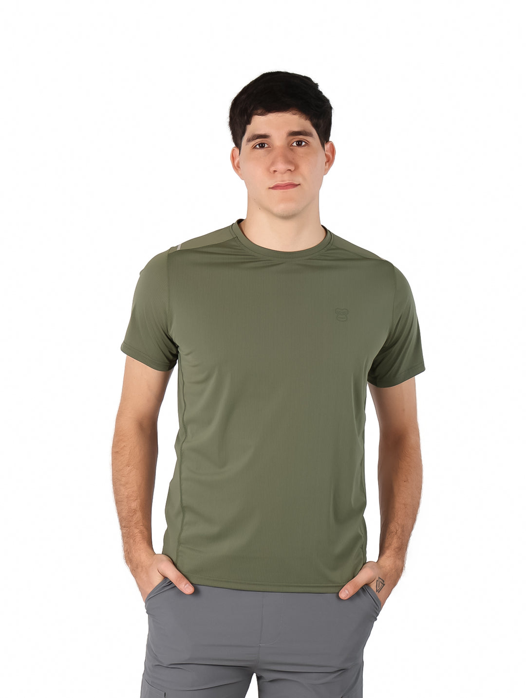 Playera UNGA Dry Fit Verde Militar para Hombre