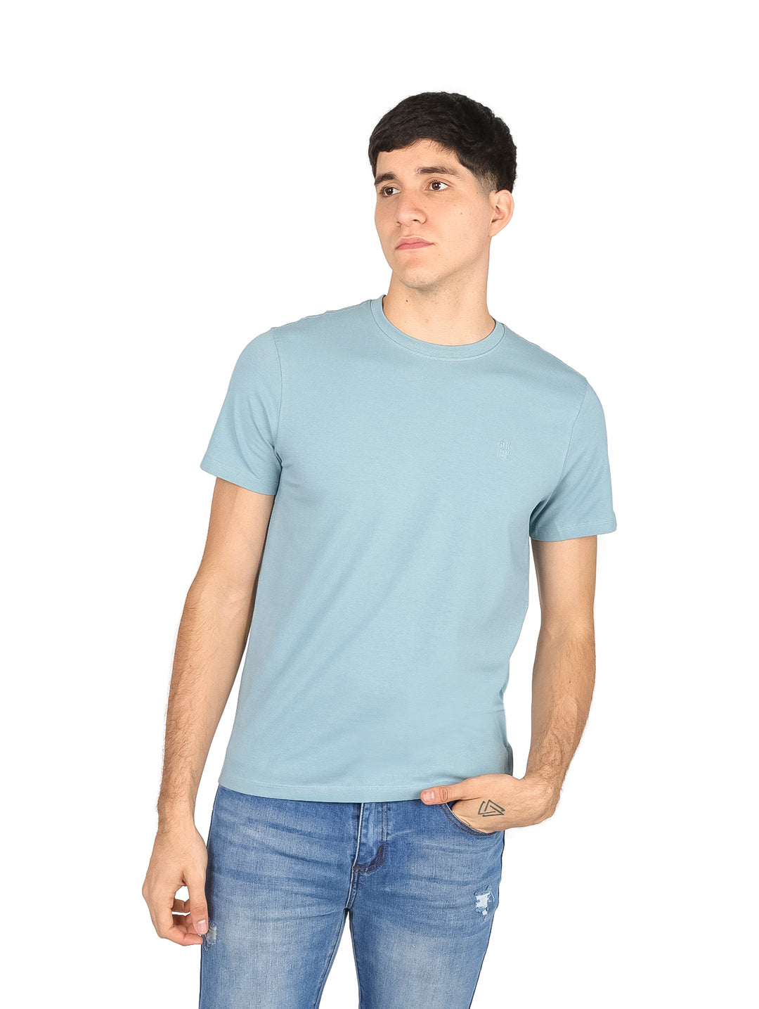 Playera DKNY Azul Essential para Hombre
