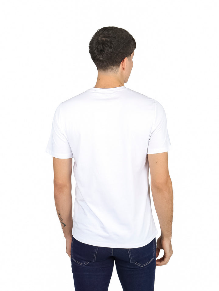 Playera DKNY Blanca con Estampado para Hombre