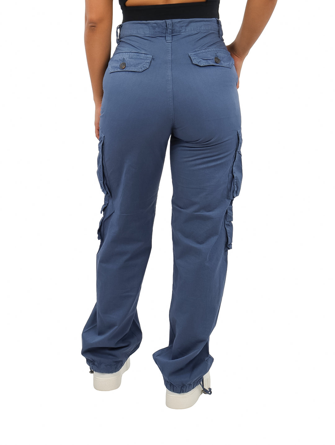 Pantalones Jeans Cargo Dolce and Amaro Azul para Mujer