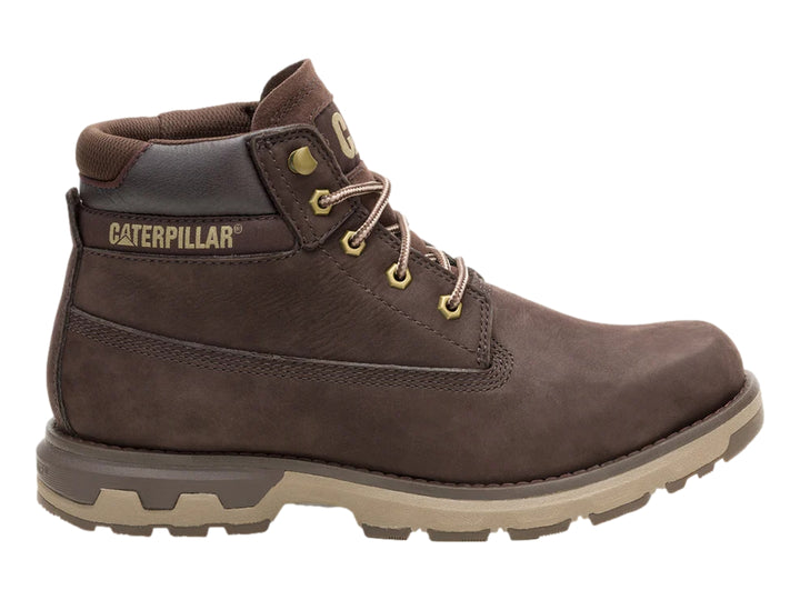 Botas Caterpillar Cuero Marrón Oscuro para Hombre