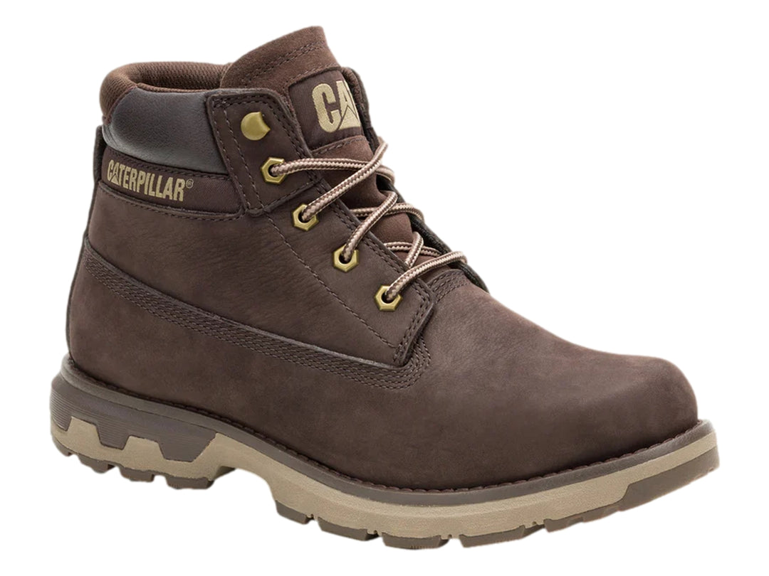 Botas Caterpillar Cuero Marrón Oscuro para Hombre