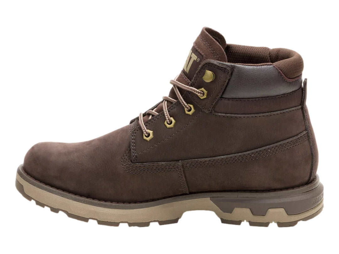 Botas Caterpillar Cuero Marrón Oscuro para Hombre