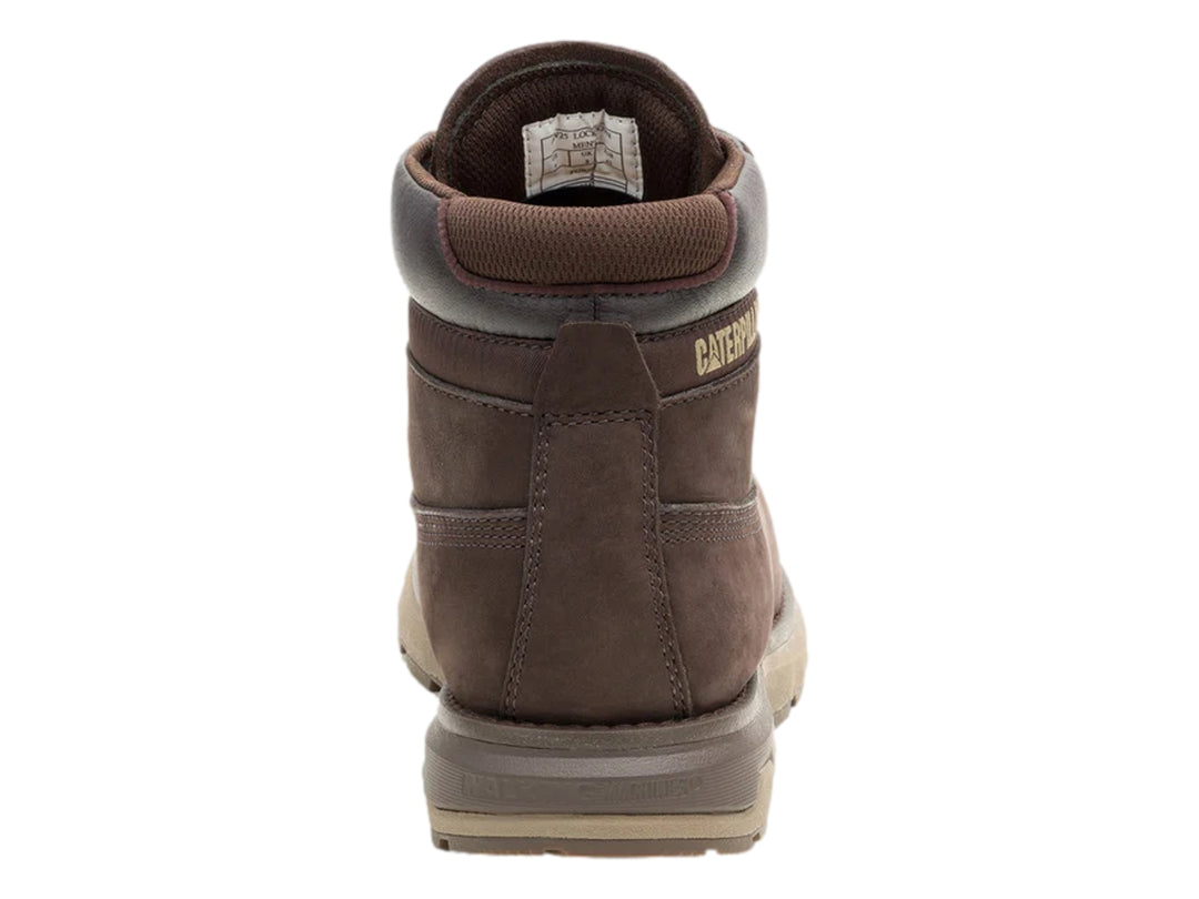 Botas Caterpillar Cuero Marrón Oscuro para Hombre