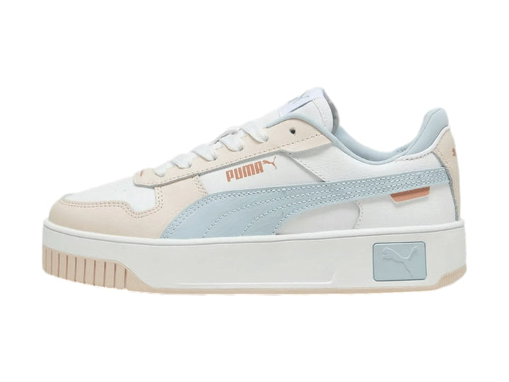 Tenis PUMA Carina Street Blanco y Rosa para Niña