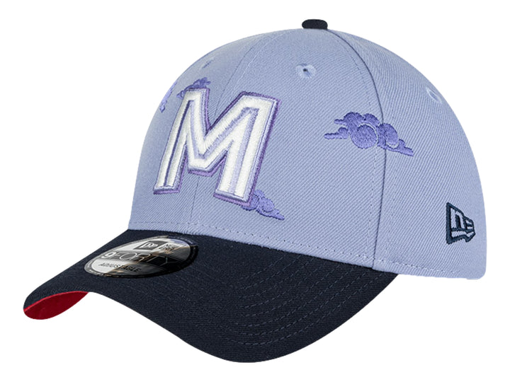 Gorra New Era 940 Clouds México Morada para Hombre