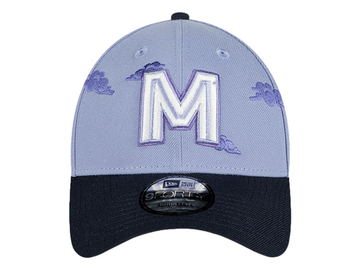 Gorra New Era 940 Clouds México Morada para Hombre