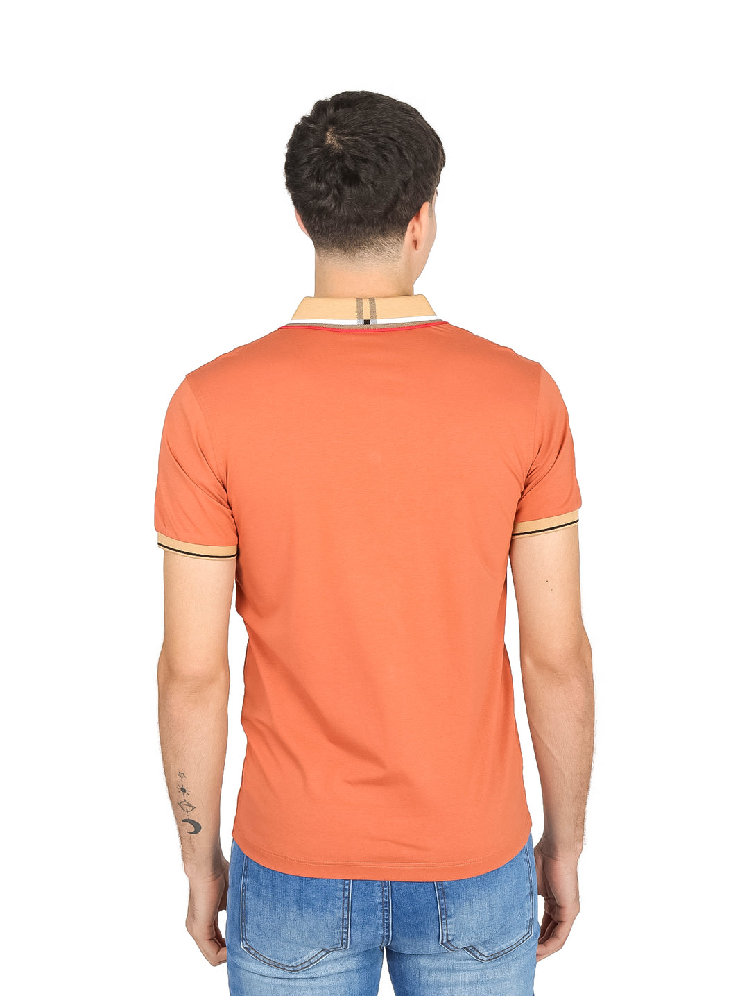 Playera Polo PAVINI Color Ladrillo para Hombre