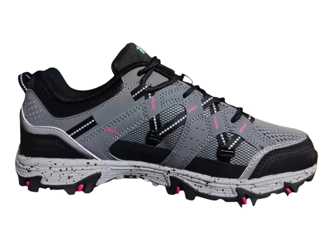 Tenis FILA Grand Tier 2 Gris y Negro para Mujer