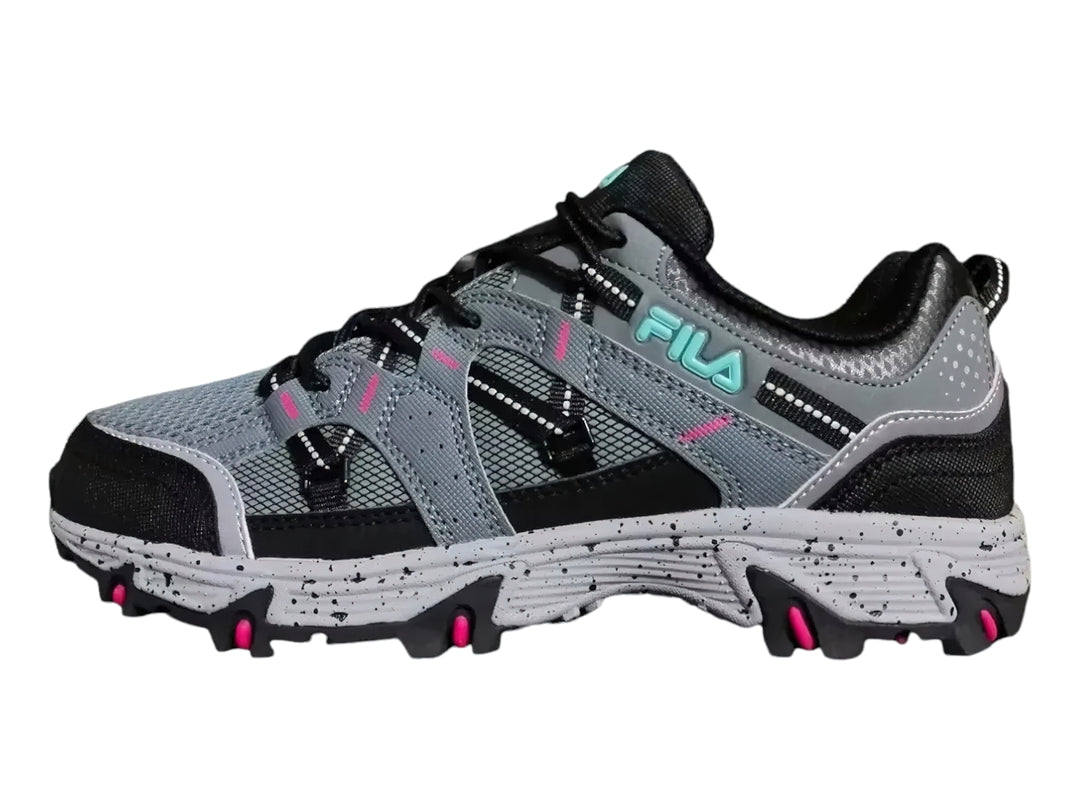Tenis FILA Grand Tier 2 Gris y Negro para Mujer