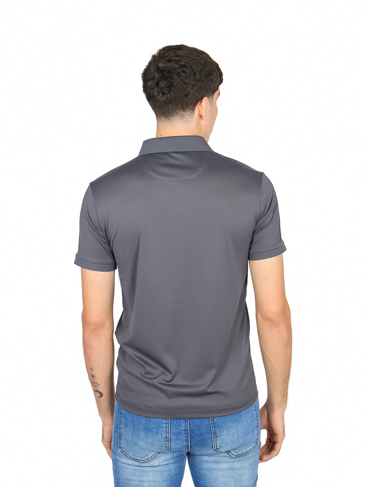 Playera Polo Pavini Gris Oscuro para Hombre