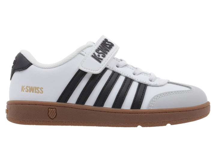 Tenis K-SWISS Francis Court Blanco y Negro para Niño