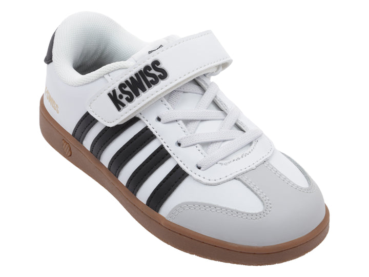 Tenis K-SWISS Francis Court Blanco y Negro para Niño
