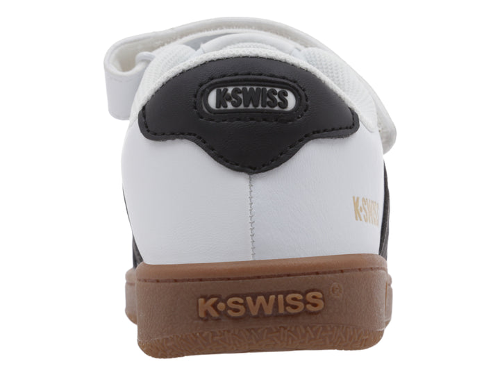 Tenis K-SWISS Francis Court Blanco y Negro para Niño