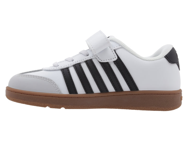 Tenis K-SWISS Francis Court Blanco y Negro para Niño