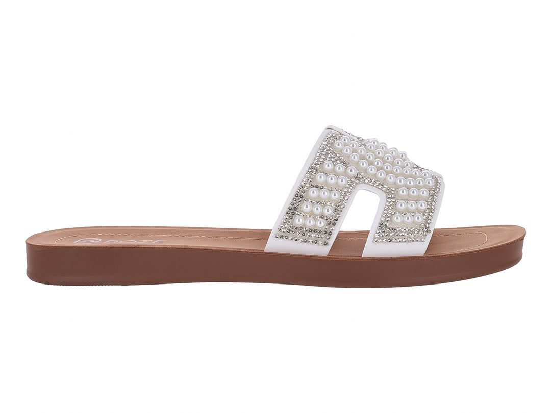 Sandalias Roze Blancas para Mujer