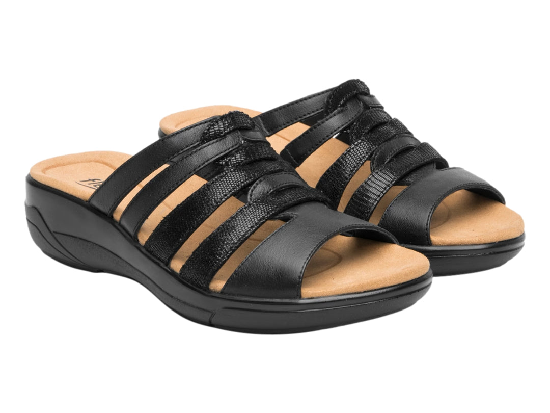 Sandalias Flexi Negro para Mujer