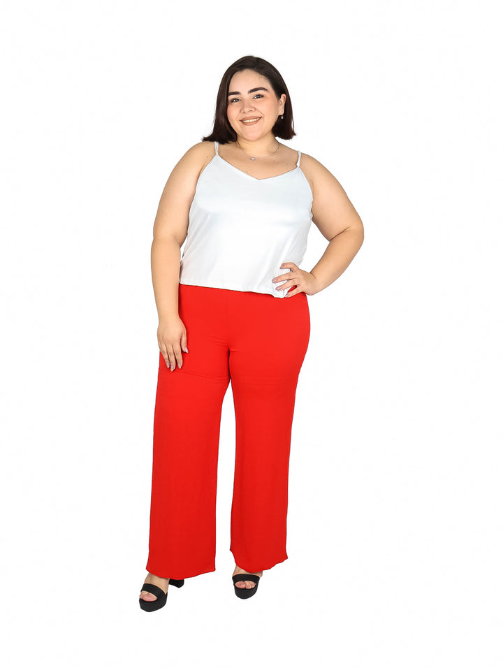 Pantalón Juliana Favela Rojo para Mujer