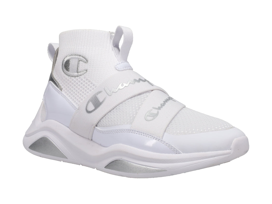 Tenis Champion Lady Legend V Blanco y Plata para Mujer