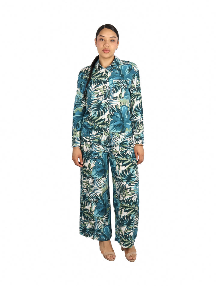 Pantalón ATOK Estampado Verde para Mujer