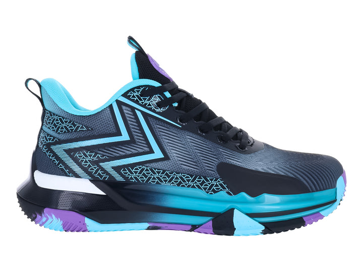 Tenis de Baloncesto Atok Performance Negro y Azul para Hombre
