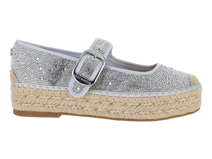Alpargatas Steve Madden Caymen Plata para Mujer
