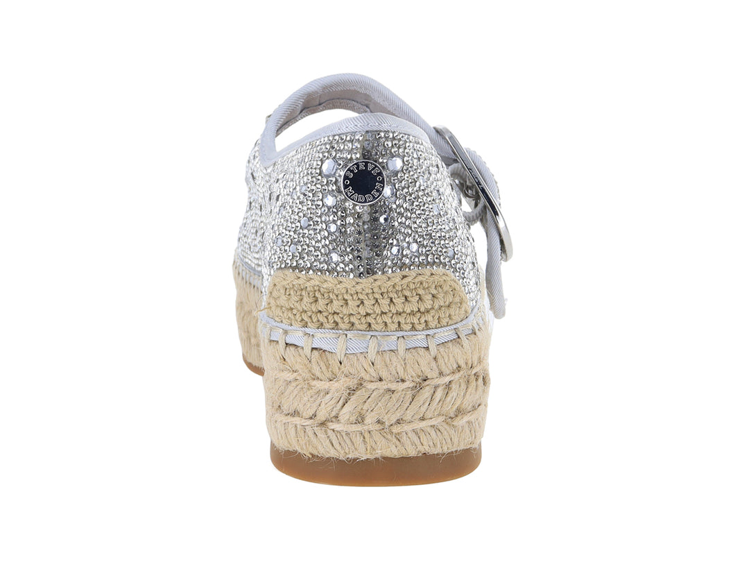 Alpargatas Steve Madden Caymen Plata para Mujer