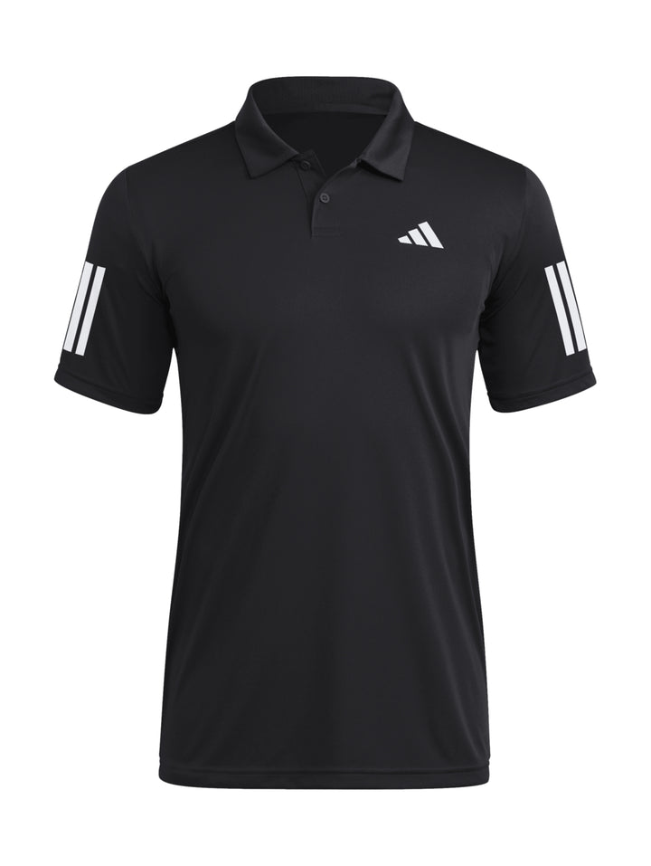 Playera Polo Adidas Club 3STR Negro para Hombre